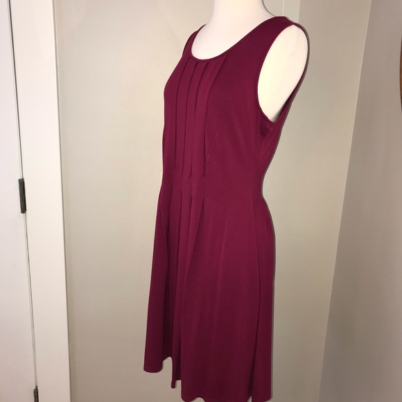 Max Studio Raspberry Rose Dress Size Medium - Picture 2 of 7